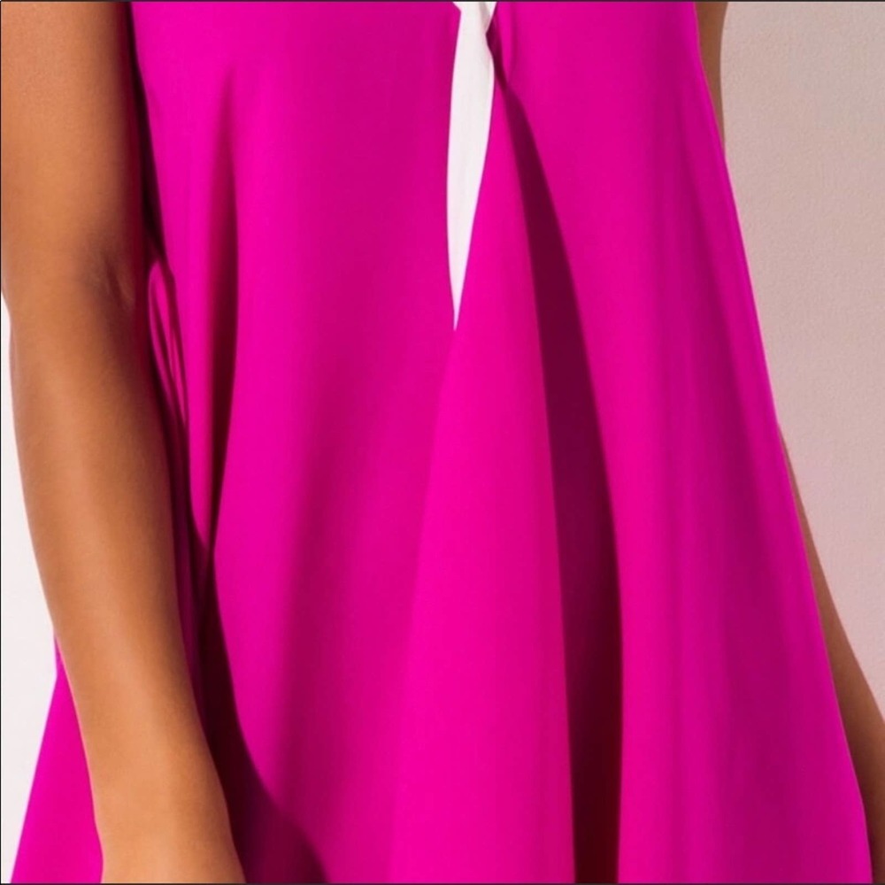 Labella Vida Women’s Asymmetrical Neon   summer sun dress size Medium EUC - Picture 5 of 9